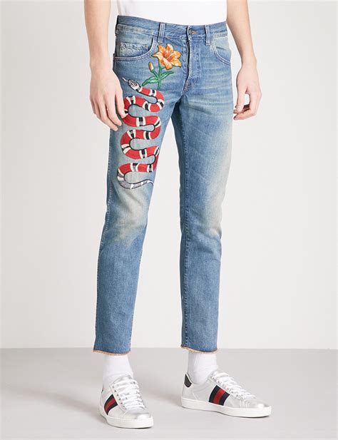 gucci pants man|gucci jeans men's price.